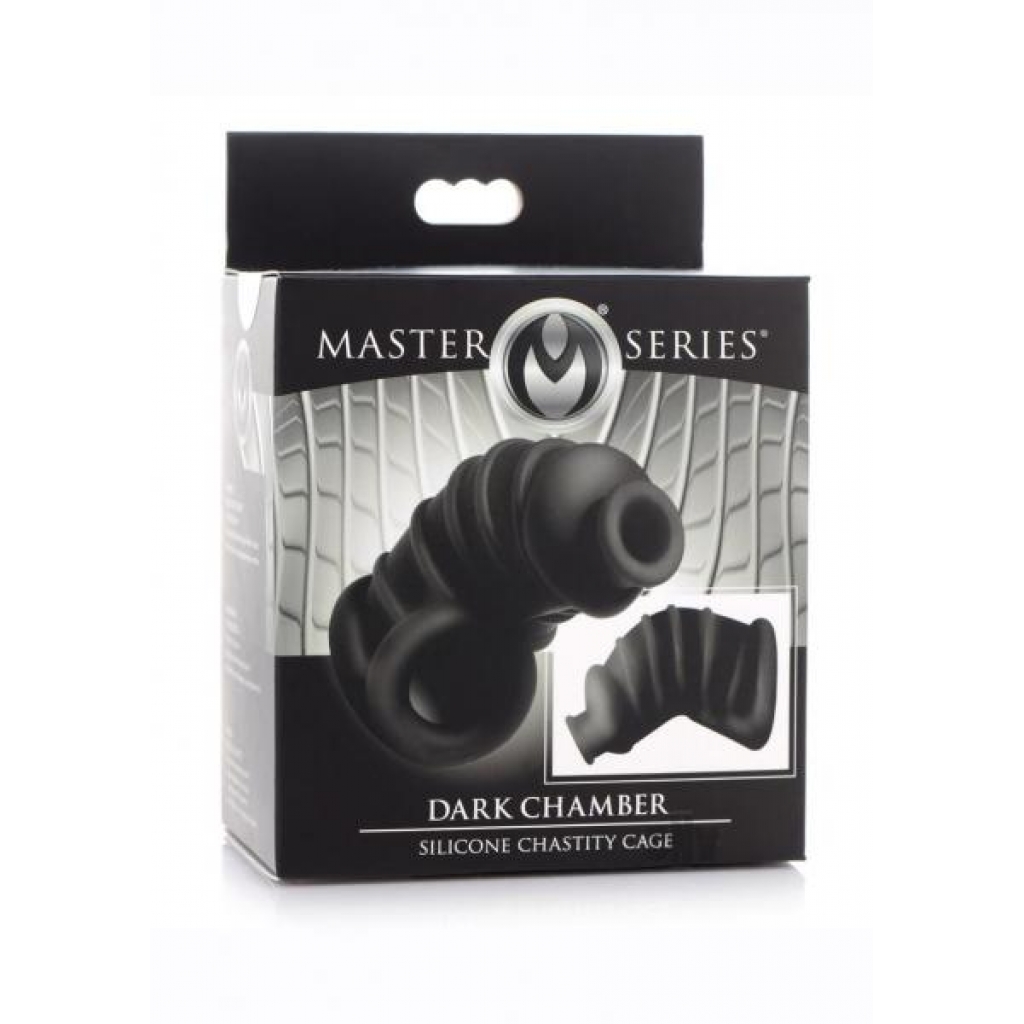 Comfortable Ms Dark Chamber Silicone Chastity Cage