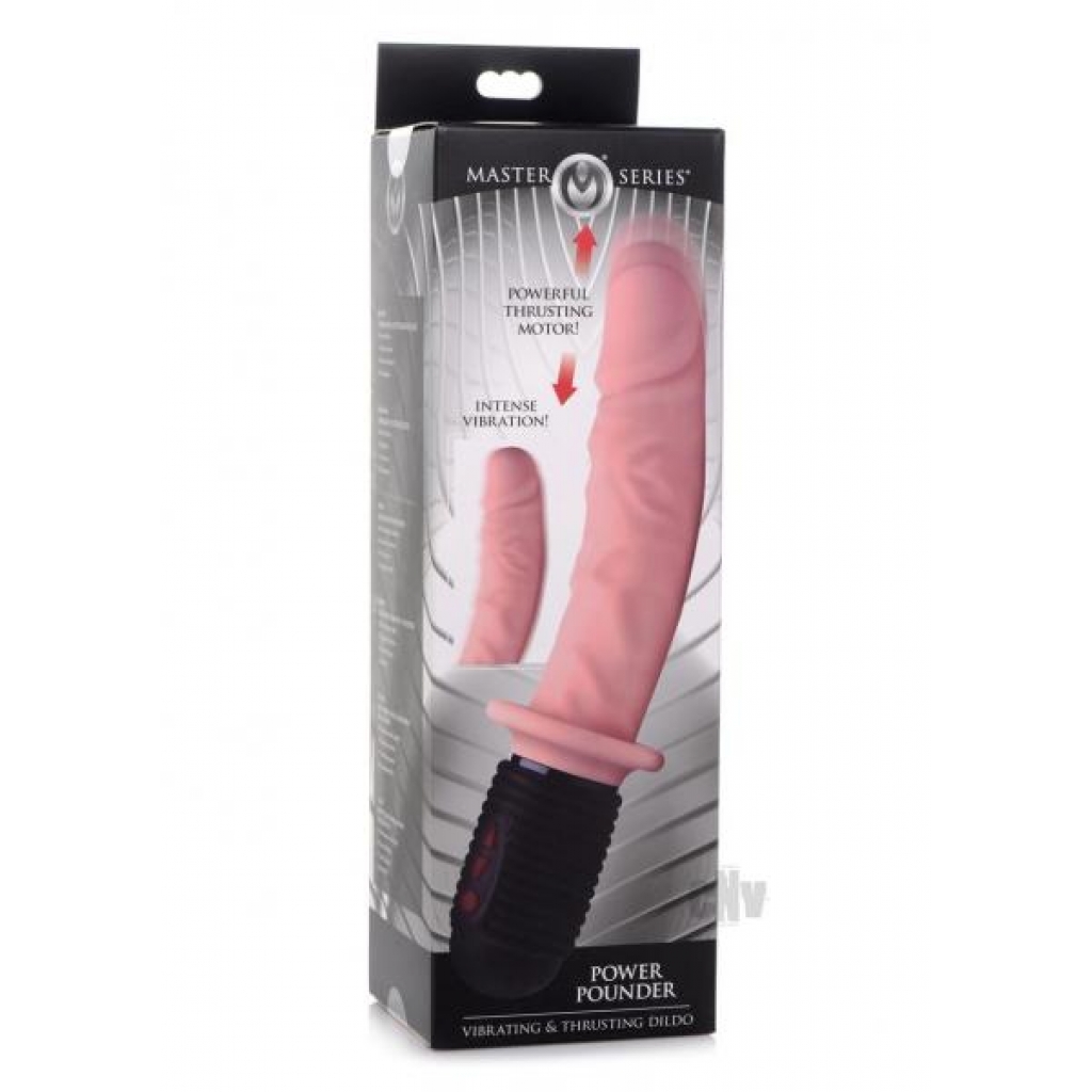 Ms 10x Vibe/thrust Dildo Vanilla - Xr Llc