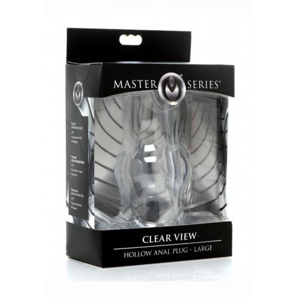 Ms Clear View Hollow Anal Plug