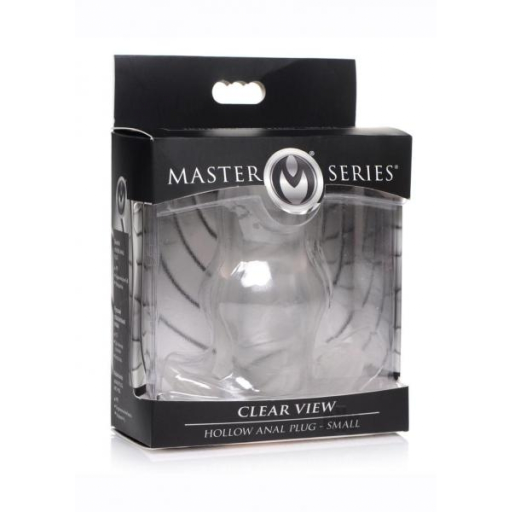 Ms Clear View Hollow Anal Plug Sm - Xr Llc