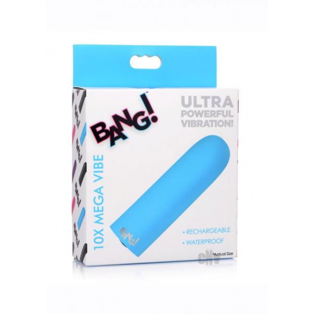 Bang 10x Recharge Vibe Bullet Blue - Xr Llc