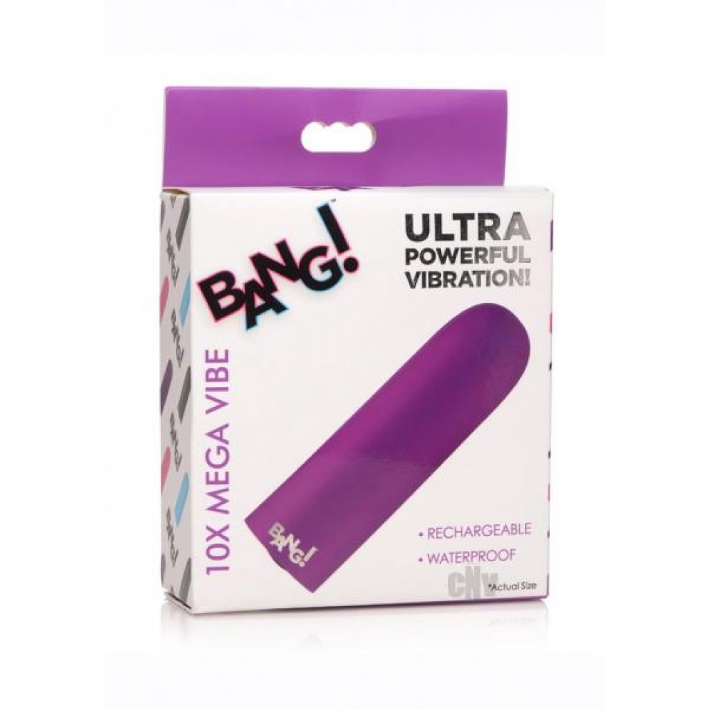 Bang 10x Recharge Vibe Bullet Purple - Xr Llc