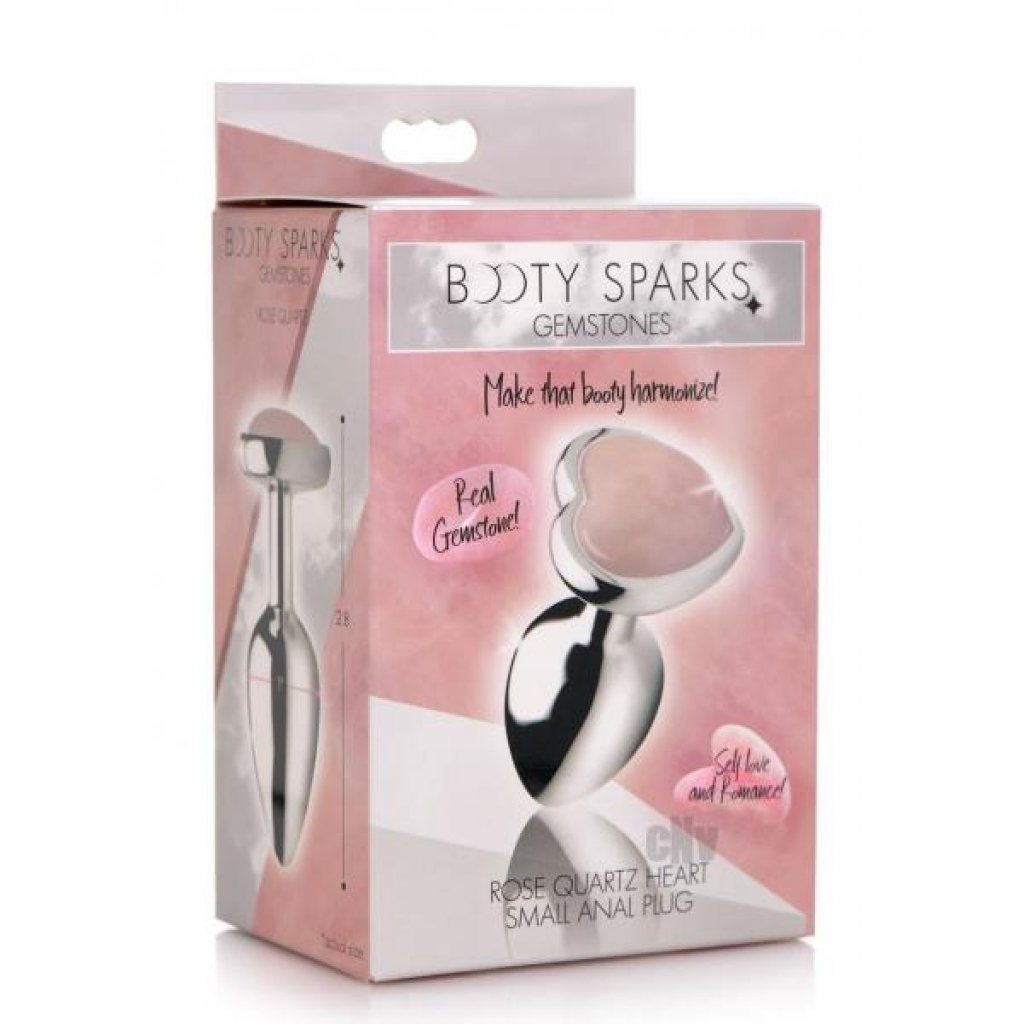 Booty Sparks Rose Quartz Heart Sm Plug - Xr Brands