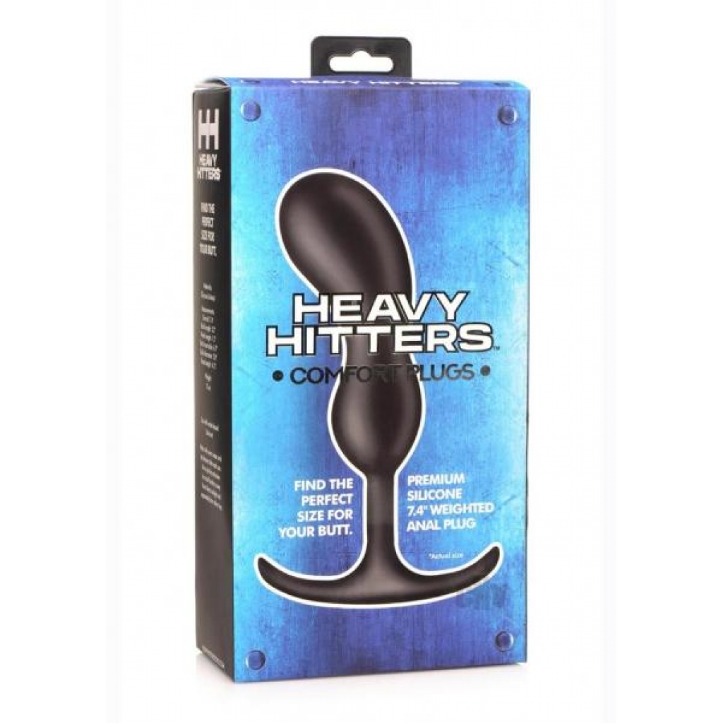 Heavy Hitters Comfort Plugs - 7.4 inches in Black