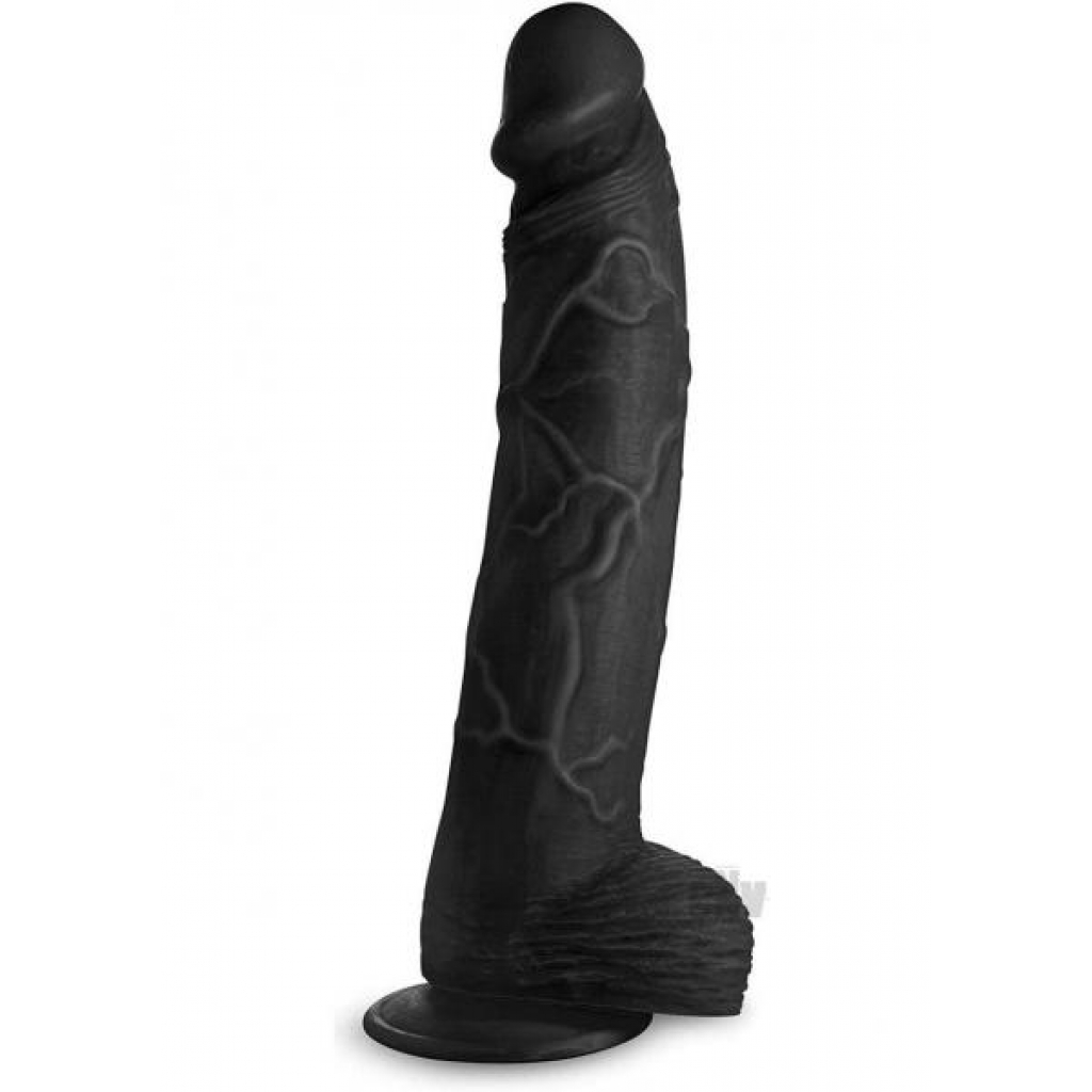 Mc Hung Harry Dildo W/balls 11.75 Black - Xr Llc