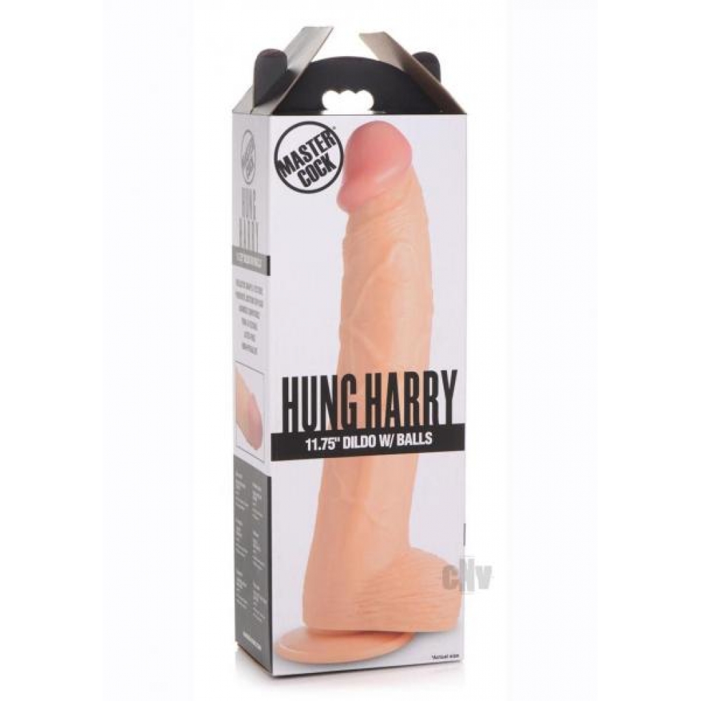 Mc Hung Harry Dildo W/balls 11.75 Light - Xr Llc