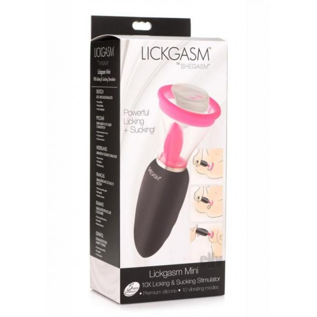 Inmi Lickgasm Mini Black/pink - Xr Llc