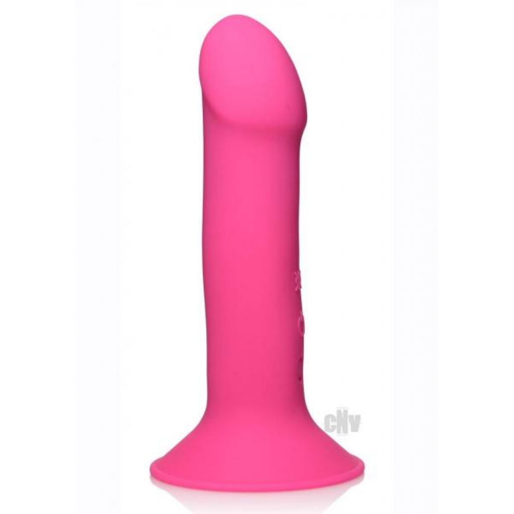 Squeeze It Vibe Phallic Dildo Pink - Xr Llc