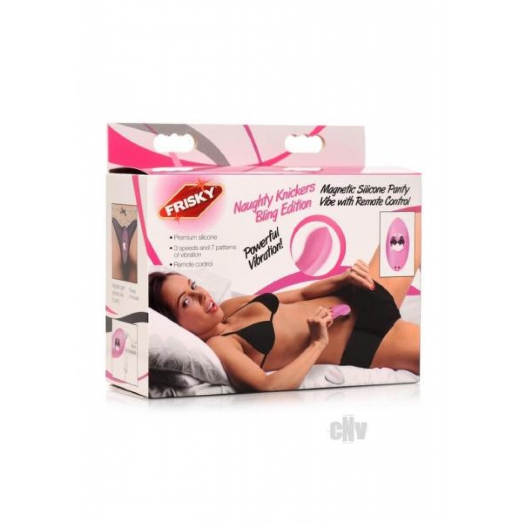 Frisky Naughty Knicker Bling Panty Pink - Xr Llc