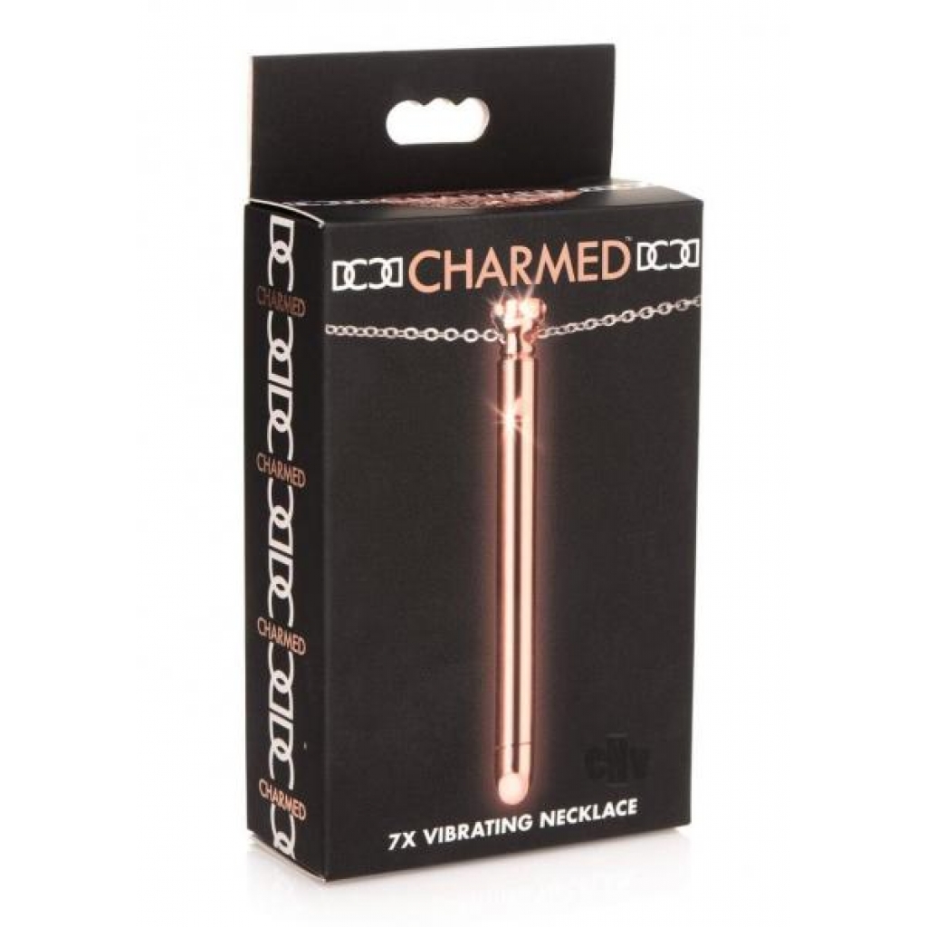 Charmed 7x Vibrating Necklace Rose Gold - Xr Llc