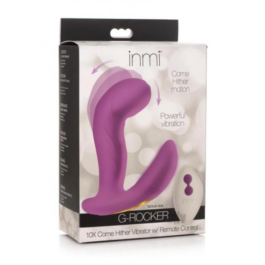 Inmi G-Rocker Come Hither Vibrator - Purple