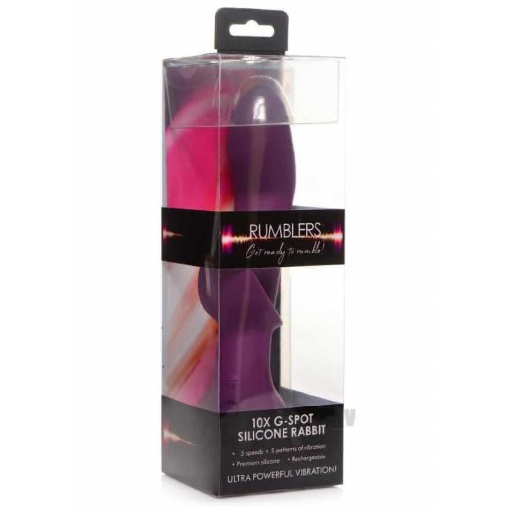 Rumblers G-spot Silicone Vibe Purple - Xr Llc