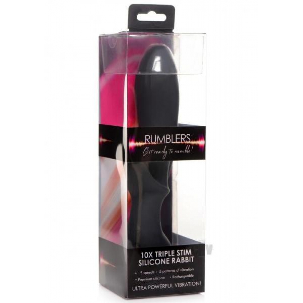 Rumblers Triple Stim Vibrator - Ultimate Pleasure in Purple