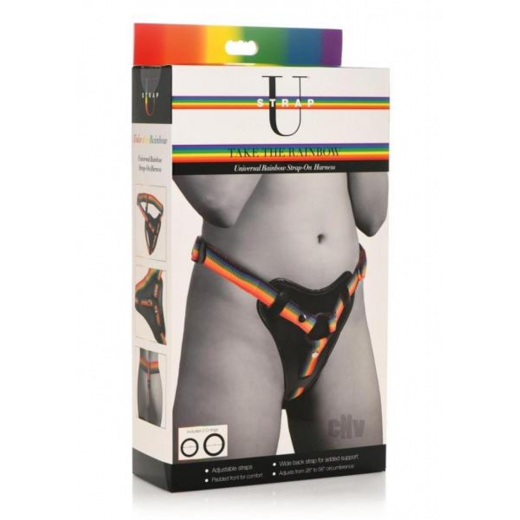 Strap U Take The Rainbow Harness - Xr Llc