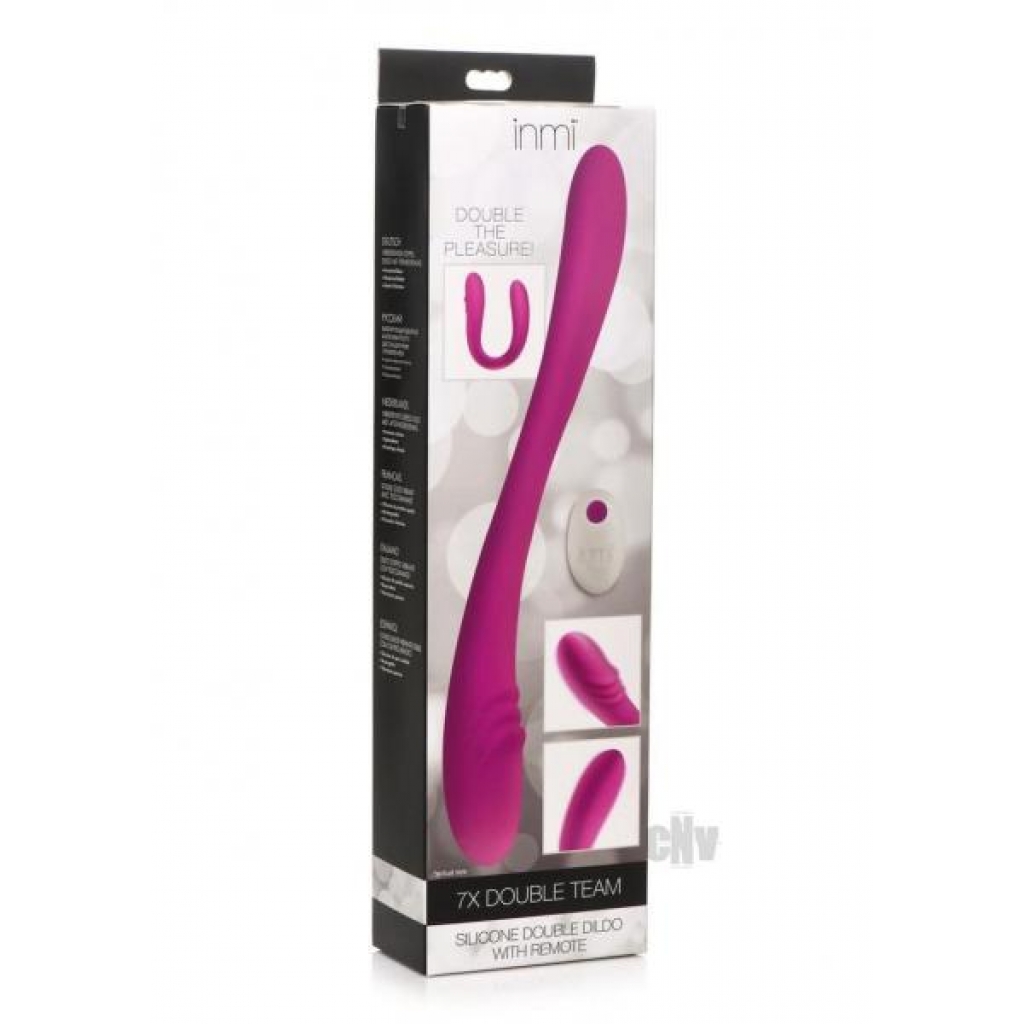 Inmi 7x Double Down Dildo W/remote Purpl - Xr Llc