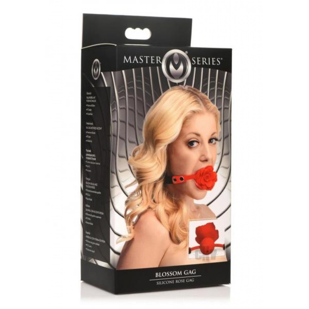 Red Rose Ball Gag for Spicy Play