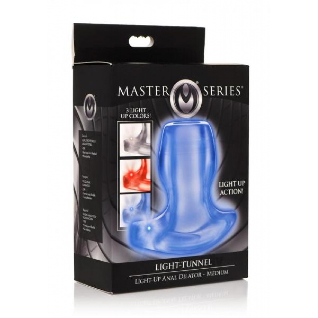 Ms Light Tunnel Medium Clear - Light-Up Anal Dilator