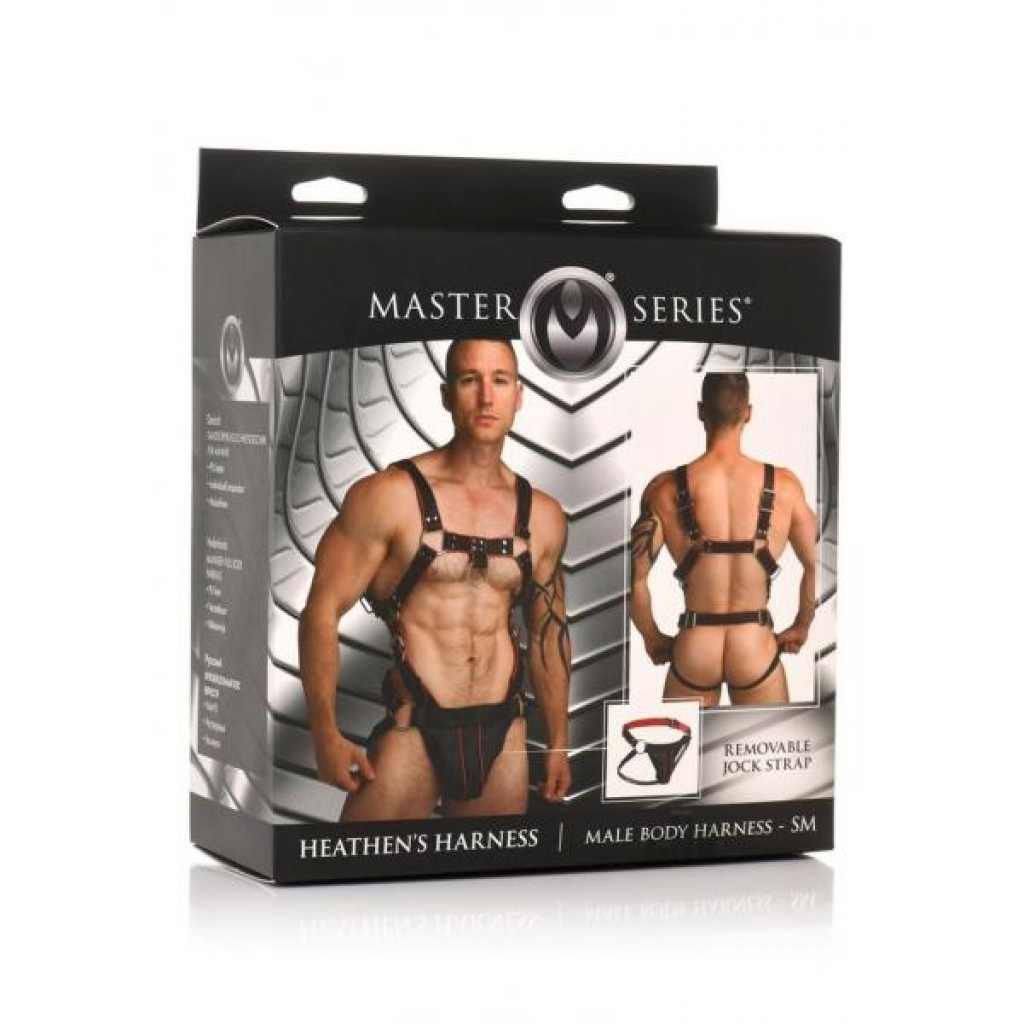 Ms Heathers Male Body Harness S/m - Xr Llc