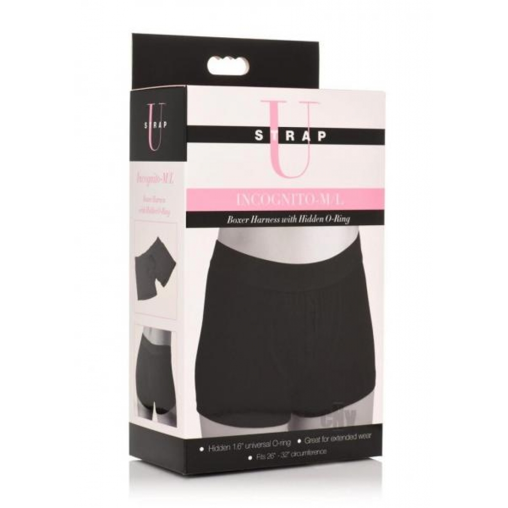 Strap U Incognito Boxer Harness M/l Blk - Xr Llc