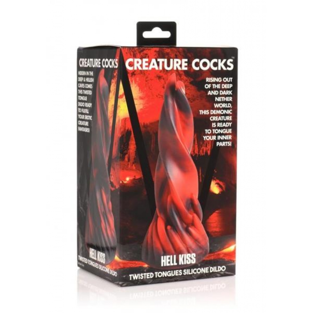 Creature Cocks Hell Kiss Red/black - Xr Llc