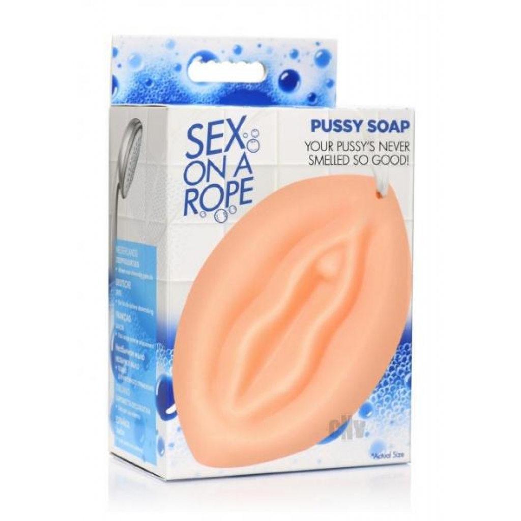 Sex On A Rope Naughty Gag Gift - Pussy Soap