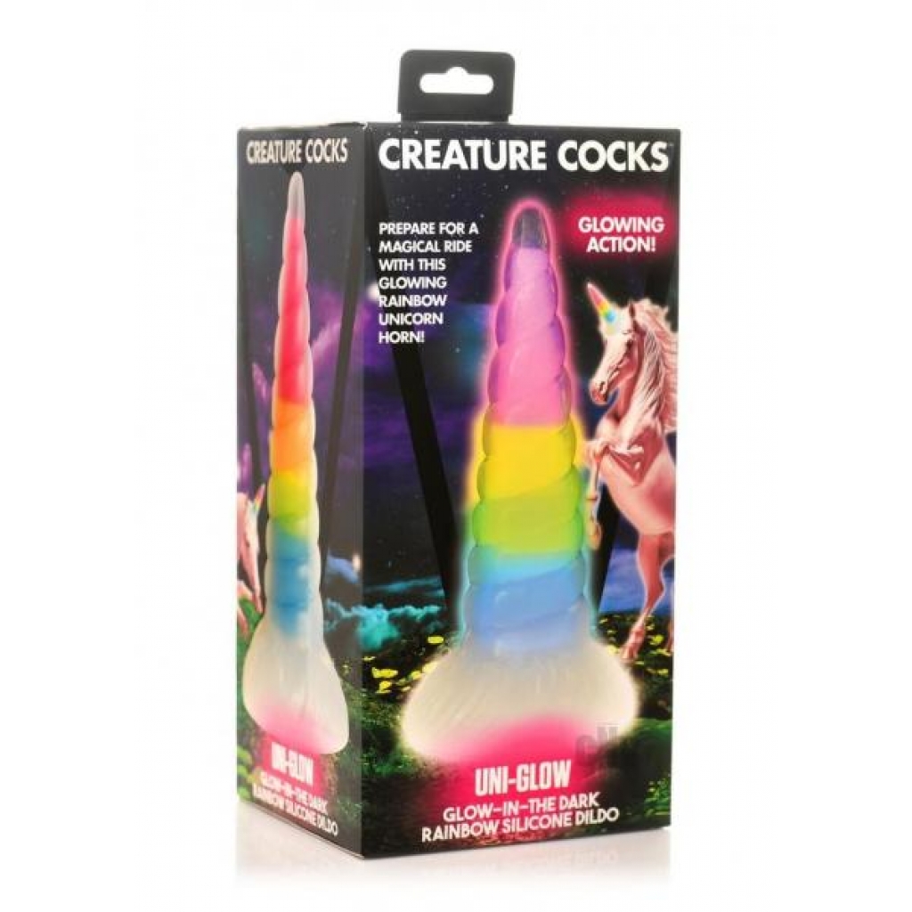 Creature Cock Uni Glow Dildo - Glow-in-the-Dark Fun