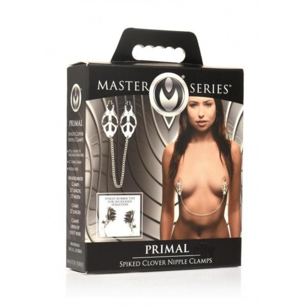 Ms Primal Spiked Clover Nipple Clamps - Xr Llc