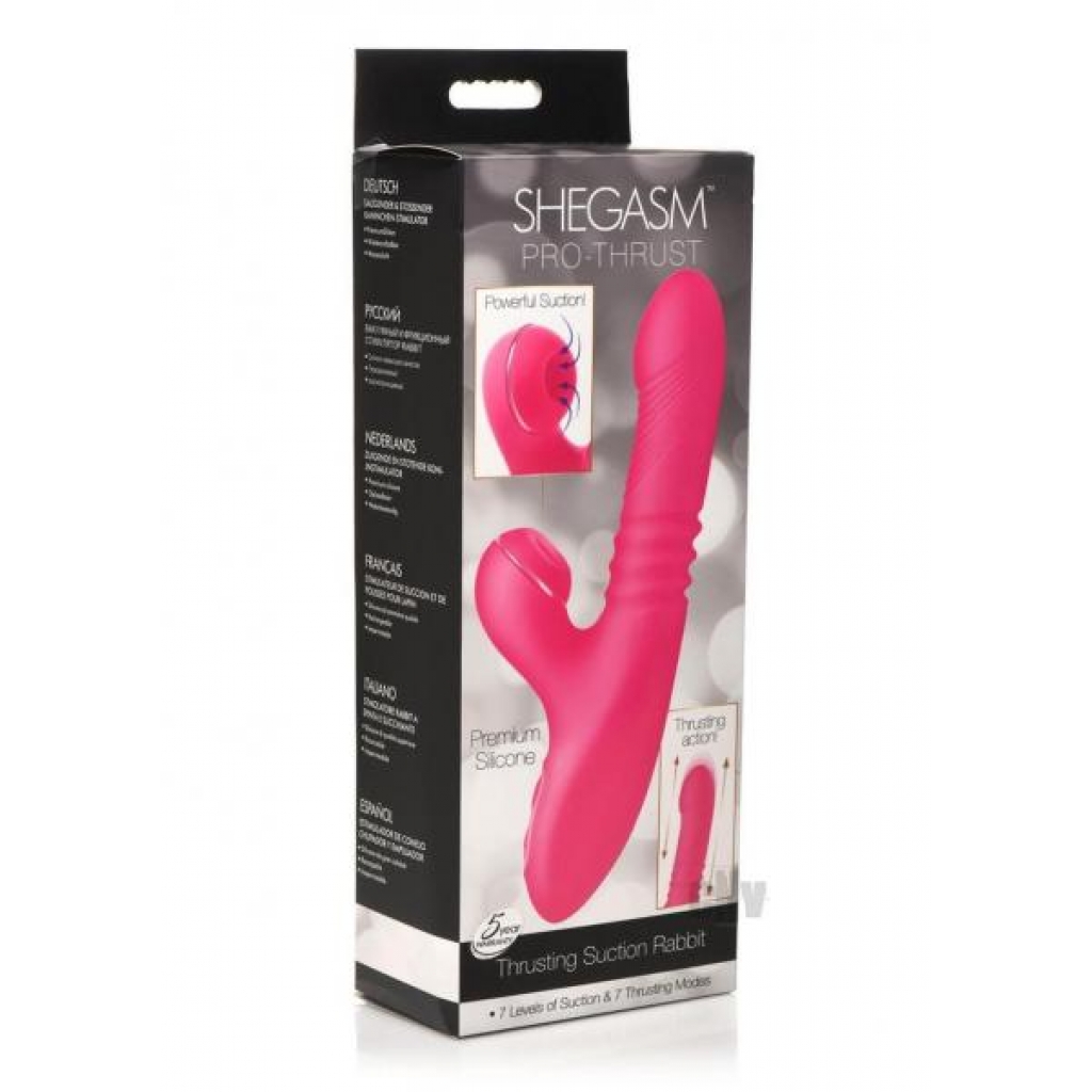 Shegasm Pro-thrust Suction Rabbit Pnk - Xr Llc