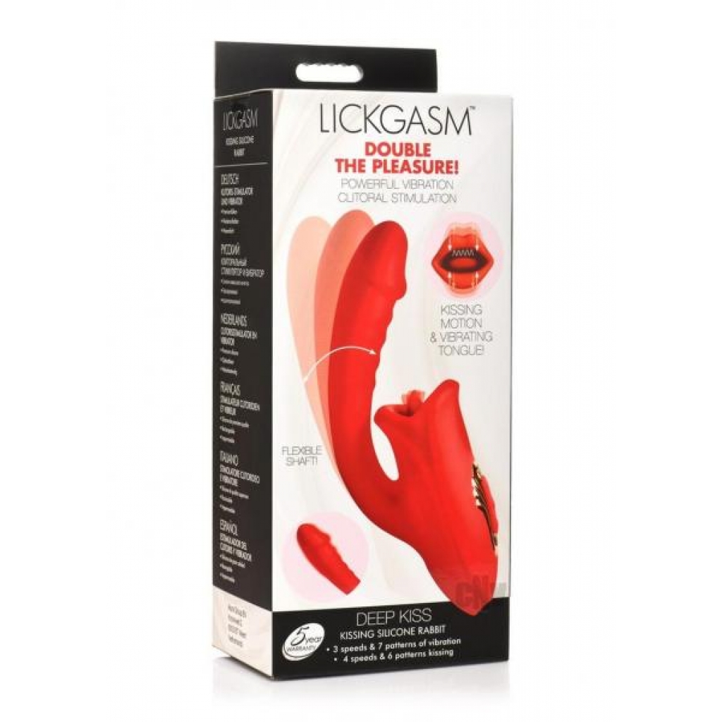 Lickgasm Deep Kiss Red - Xr Llc