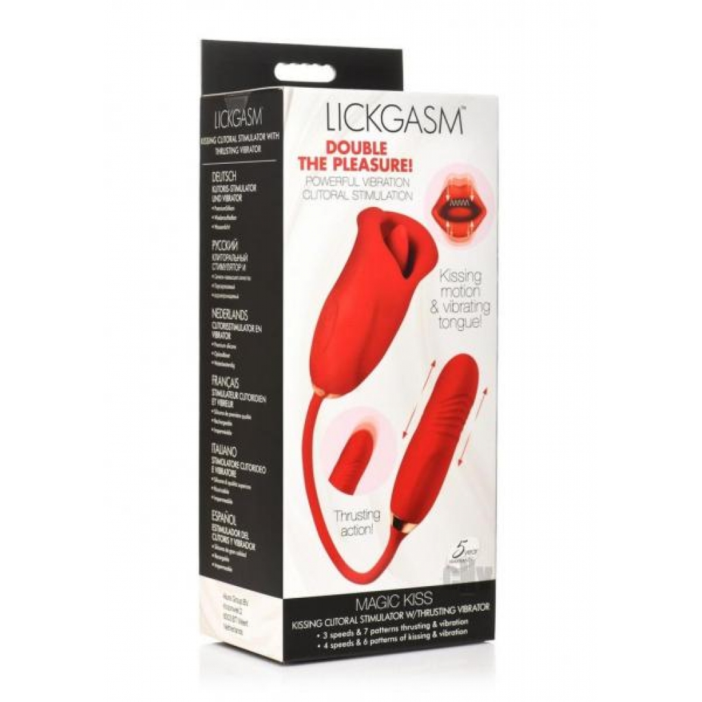 Lickgasm Magic Kiss - Innovative Dual-end Clitoral Stimulator