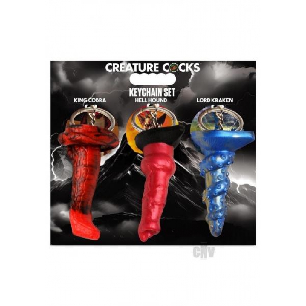 Creature Cock King Hound Keychain Set - Xr Llc