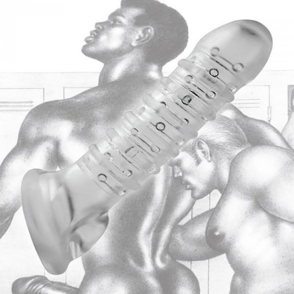 Tom Of Finland Textured Girth Enhancer Clear - Xr Brands