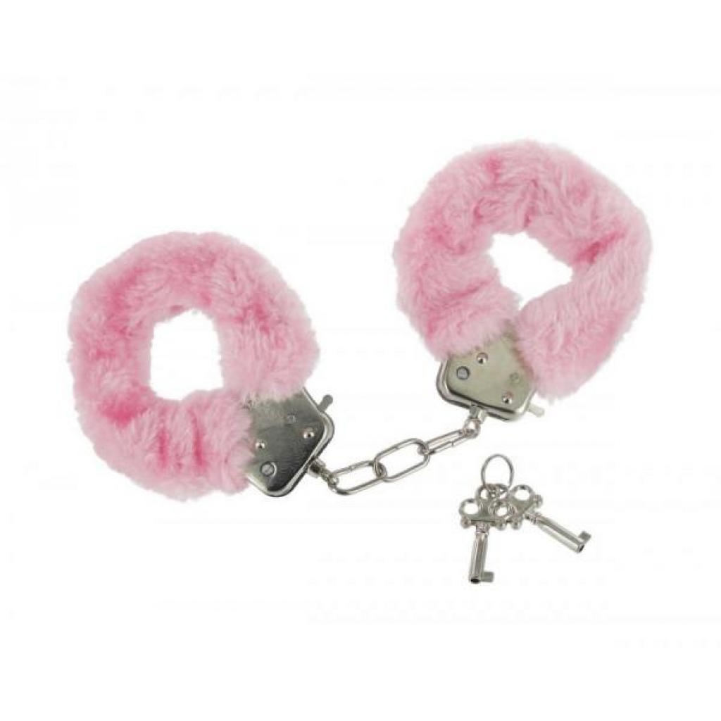 Pink Fur Handcuffs Caught In Candy