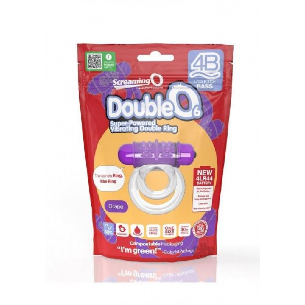 Screaming O 4B DoubleO 6 Grape - Enhanced Couples Pleasure