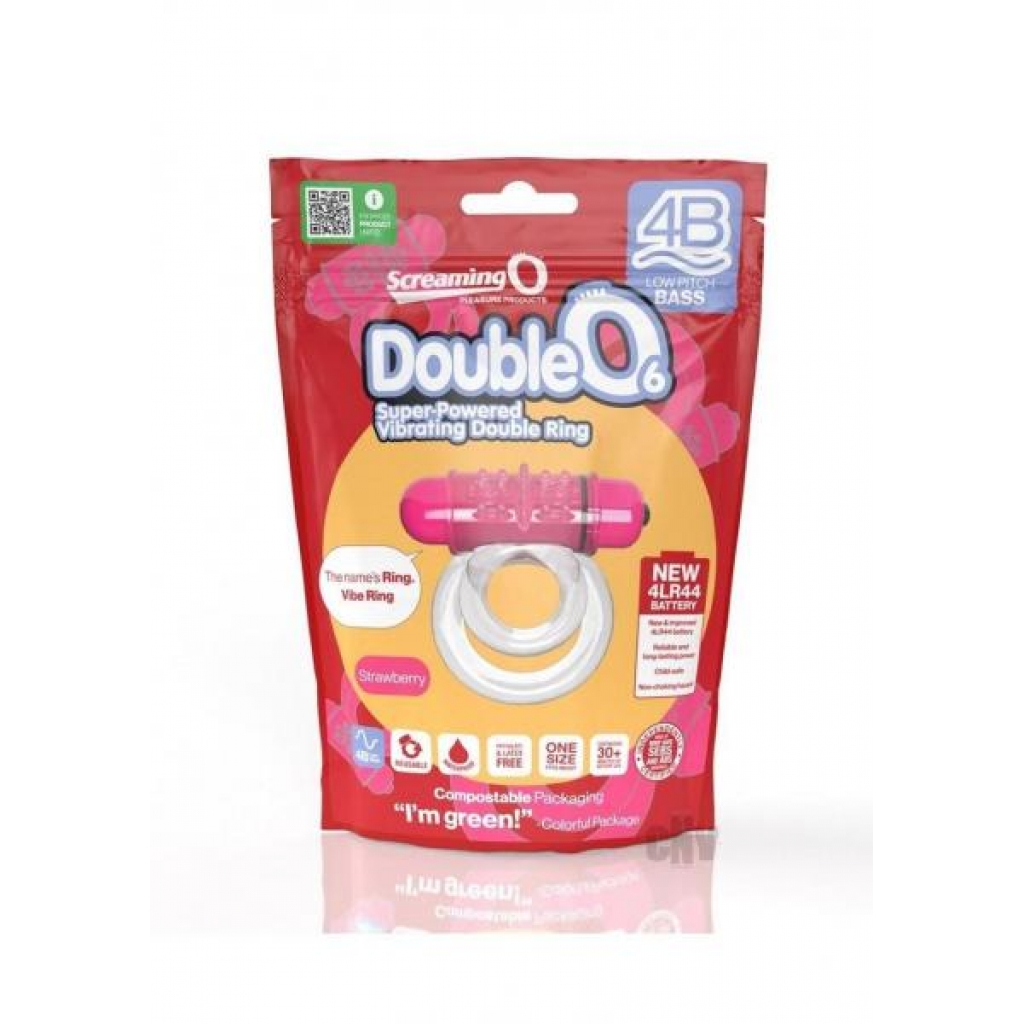 Screaming O 4B DoubleO 6 Strawberry - Couples Pleasure