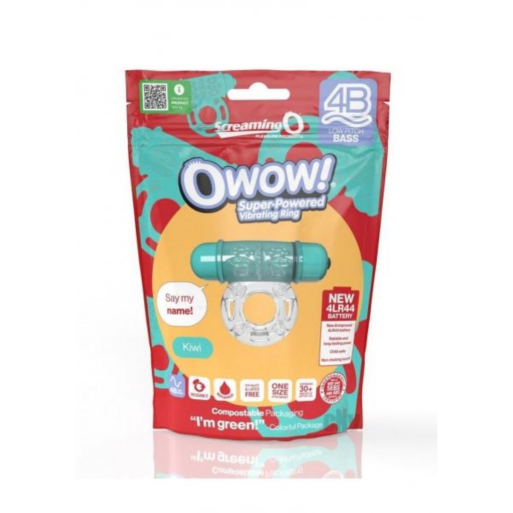 Screaming O 4B OWow - Kiwi Vibrating Ring