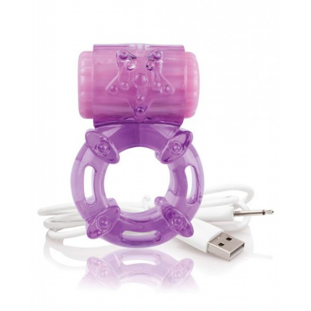 Screaming O Charged Big O Vibrating Ring Purple - Screaming O