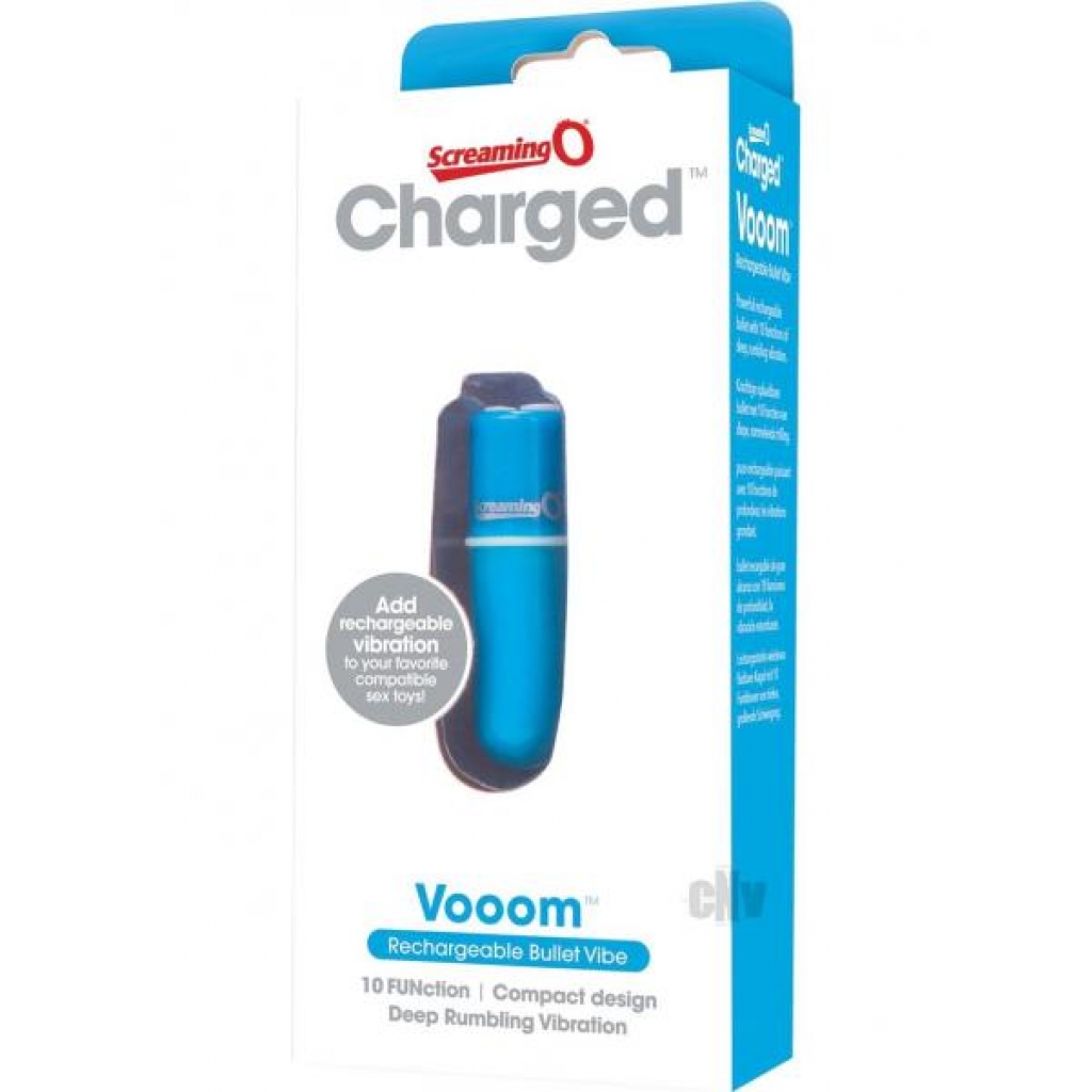 Charged Vooom Rechargeable Bullet Blue - Screaming O