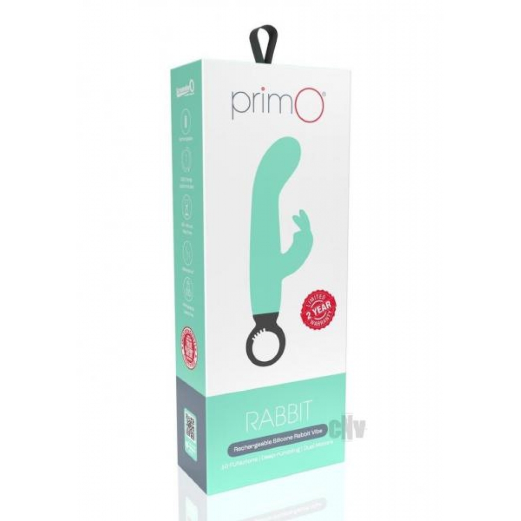 Primo Rabbit Teal Vibrator