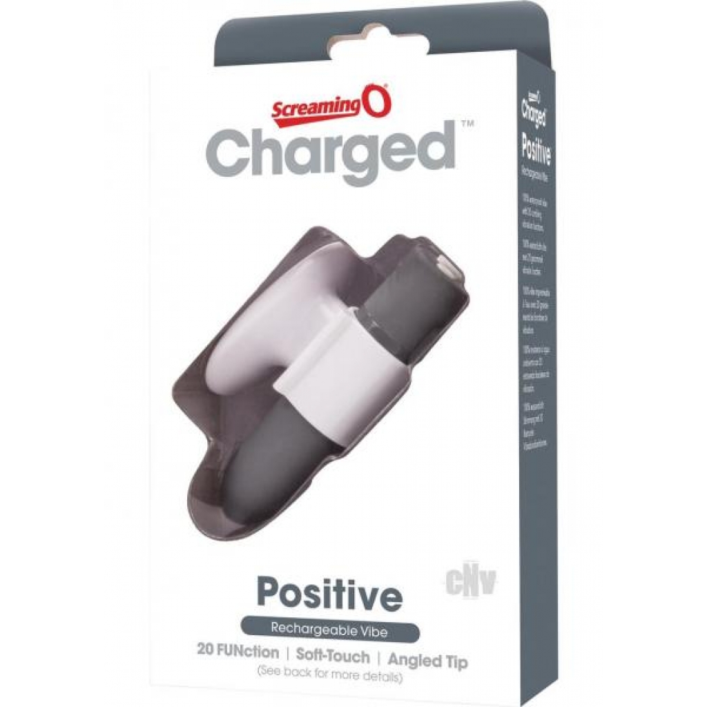 Charged Positive Vibe Grey - Screaming O