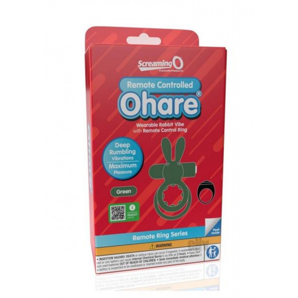 Screaming O Ohare Remote Green - Screaming O