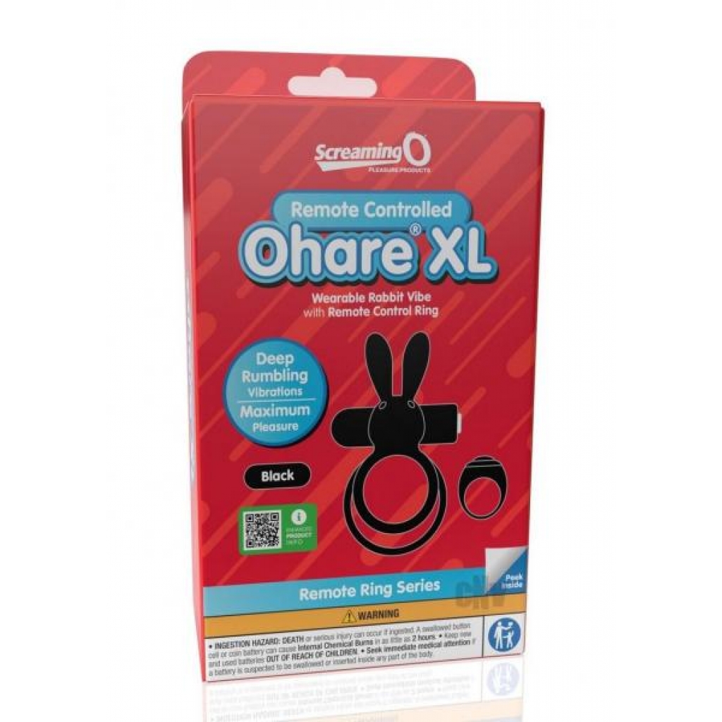 Screaming O Ohare Xl Remote Black - Screaming O