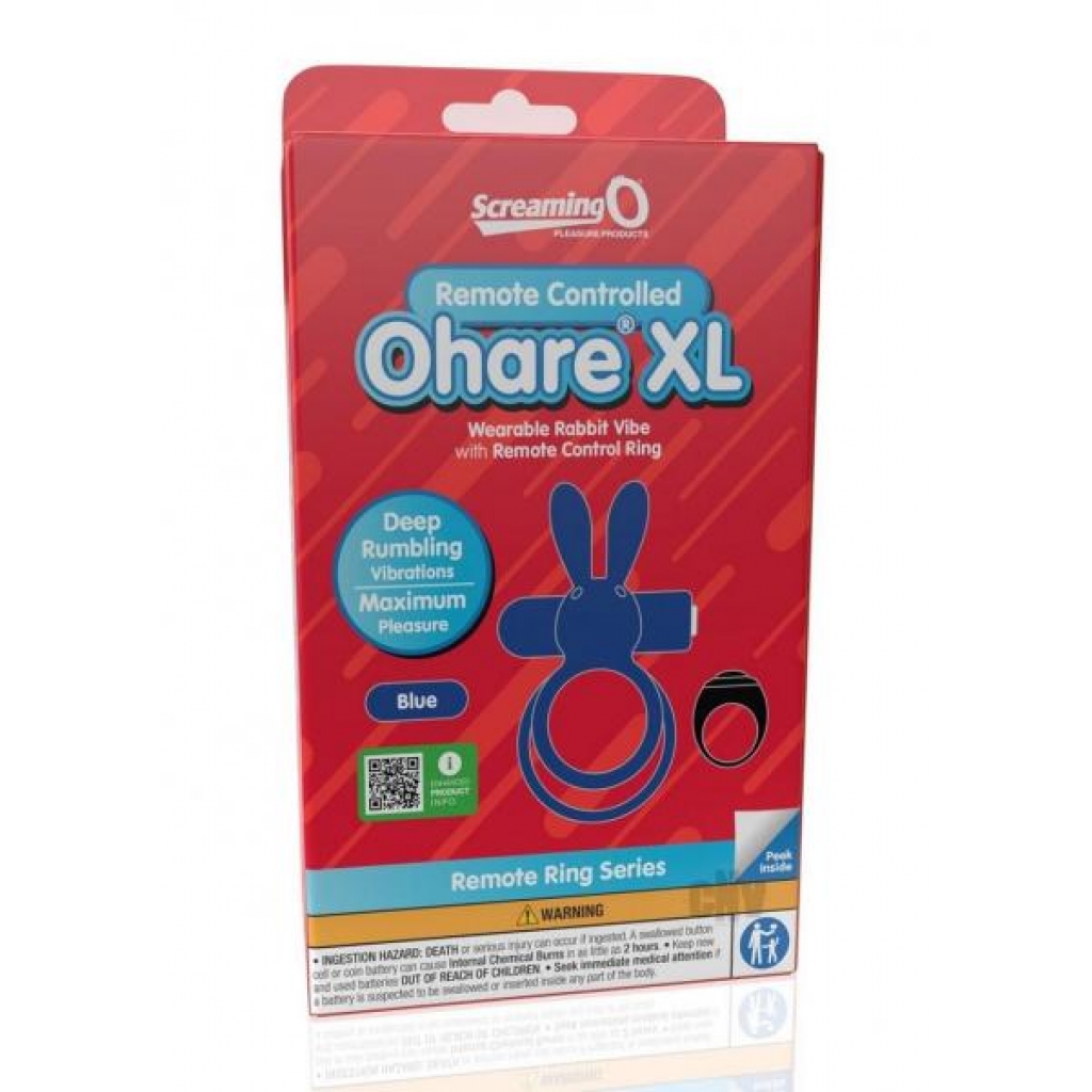 Screaming O Ohare Xl Remote Blue - Screaming O