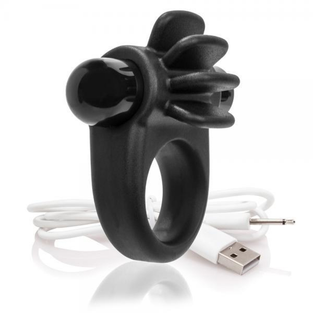 Charged Skooch Black Vibrating Ring