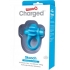 Charged Skooch Blue Vibrating Cock Ring