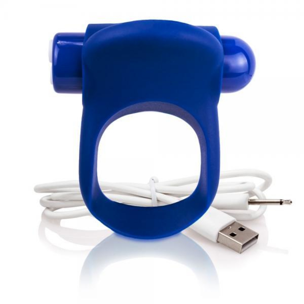 You Turn Plus Rechargeable Vibrating Ring - Deep Blue