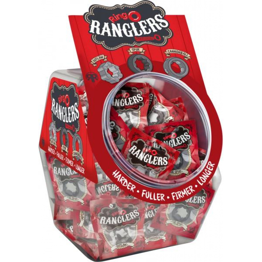 Ringo Ranglers Cockrings Fish Bowl Assorted 30 Each Per Bowl - Screaming O