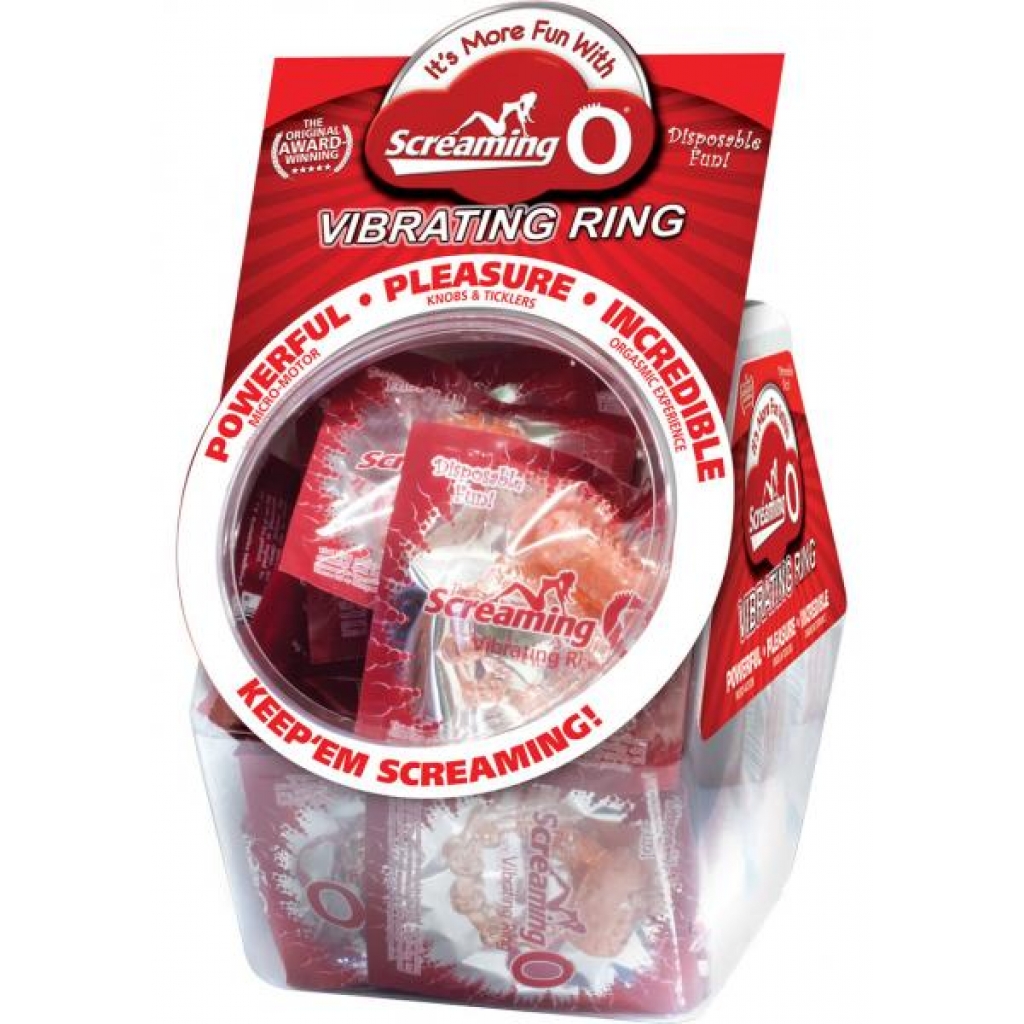 Screaming O Vibrating Ring Candy Bowl 48 Per Display - Screaming O