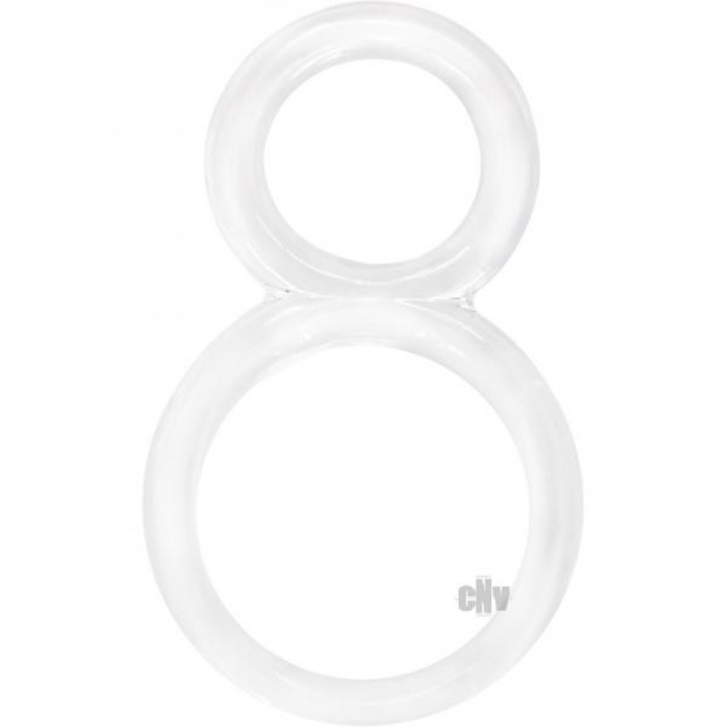 Ofinity Double Erection Ring - Clear - Screaming O