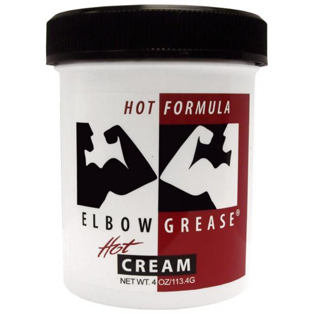 Elbow Grease Hot Formaul Hot Cream Lubricant 4 Ounce - B Cumming Company Inc